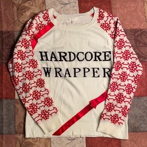 “Hardcore Wrapper” Christmas Sweater